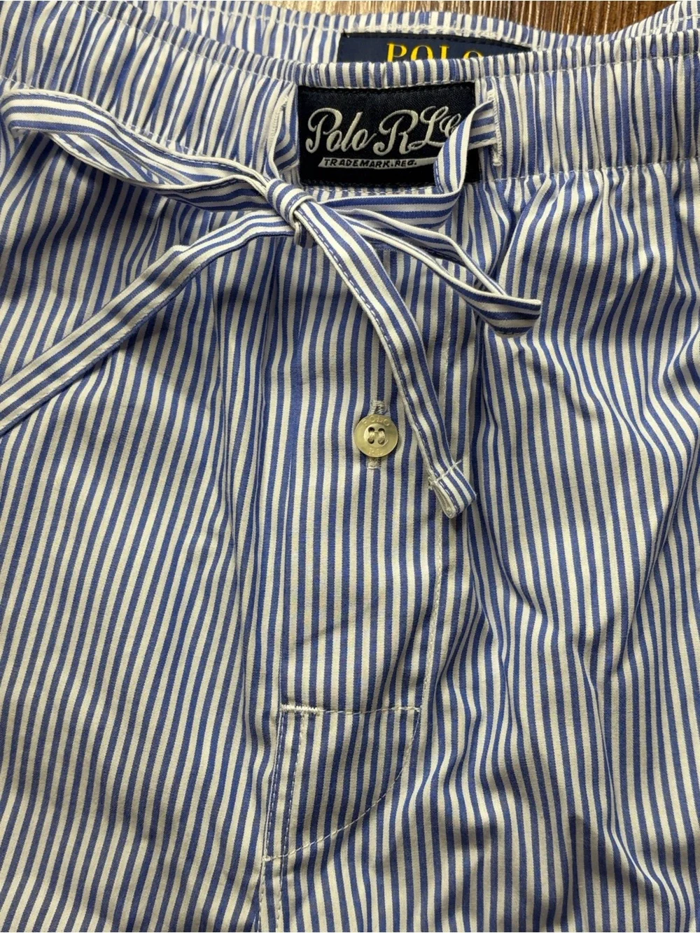 Polo Ralph Lauren Cotton Pajama Pant Striped Seersucker Men’s Size S NWT